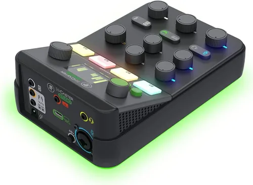 Vista 6 de Mackie M-Caster Studio - Mezclador de transmisión en vivo para escritorio, color negro