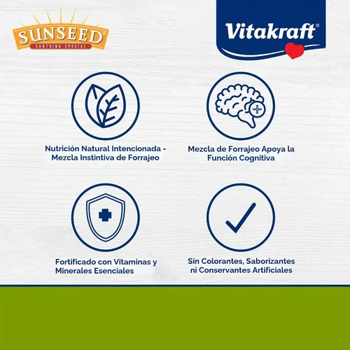 Vista 2 de Vitakraft Sunseed Vita Prima - Comida para conejillo de indias, 4 libras