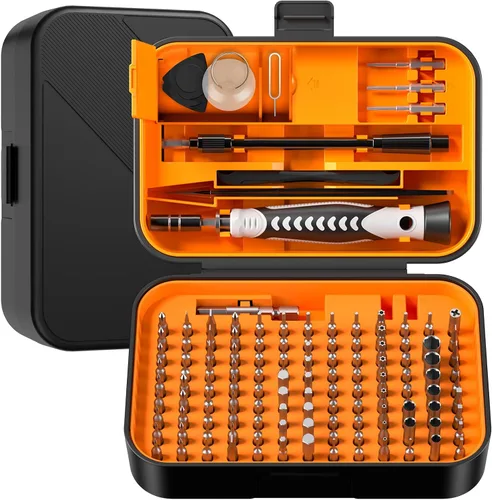 Vista 8 de Juego de destornilladores de precisión: juego de puntas de destornillador 48 en 1, juego de destornilladores pequeños magnéticos con funda, mini