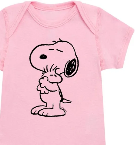 Vista 3 de Hybrid Apparel - Cacahuetes - Snoopy ama Woodstock - Bebé infantil de una pieza