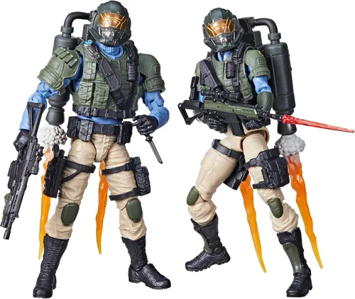 Vista 9 de G.I. Joe Classified Series Steel Corps Troopers, figura de acción coleccionable, 95, figuras de acción de 6 pulgadas para niños y niñas, con 28
