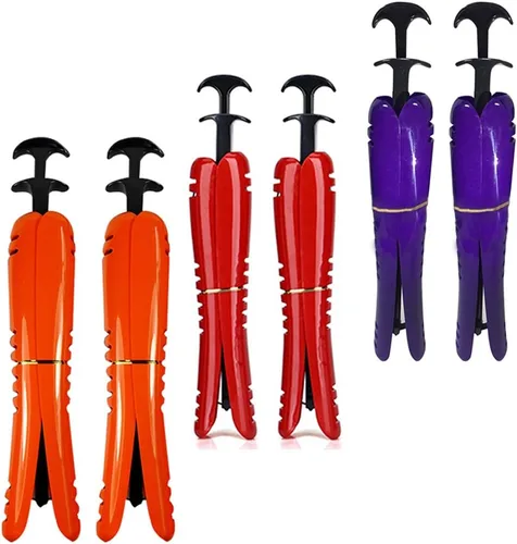 Vista 8 de NewFerU Soporte para moldeador de eje de árbol de botas, soporte reutilizable, ajustable, para botas altas (L 16.5 pulgadas, naranja)