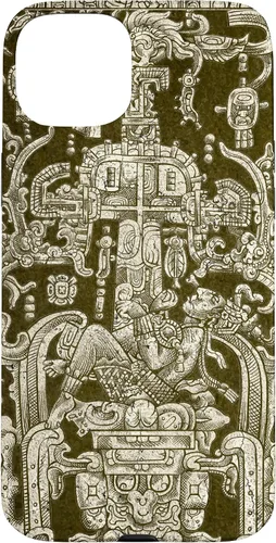 Vista 9 de Funda para iPhone 13 Pro Max King Pakal, viajero en el tiempo maya