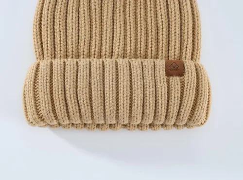 Vista 7 de Home Prefer Gorro de invierno para hombre, gorro de punto de vellón, gorro cálido para hombre y mujer