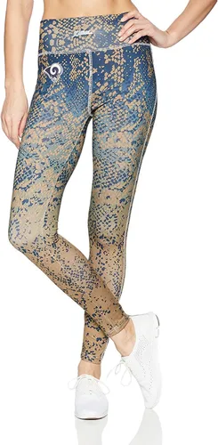 Vista 50 de Zubaz NFL Mallas para mujer de longitud completa de cintura alta básica 1.0