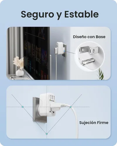 Vista 7 de LENCENT Adaptador de enchufe del mundo a los E.E.U.U. con 3 USB y 1 PD Tipo-c Puertos de carga rápida rápida, tipo B Europa Europa/Reino
