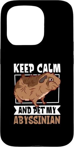 Vista 14 de iPhone 16 Pet my Abyssinian Guinea Pig Case
