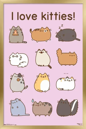 Vista 11 de Trends International Pusheen - Póster de pared de gatitos, 22.375 x 34 pulgadas, versión premium sin marco