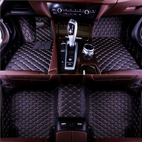 Vista 17 de La personalización privada incluye el 96% de los sedán, SUV, tapetes de coche deportivo, forro de cuero antideslizante, alfombrillas de auto Beige