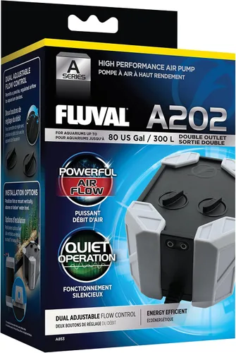 Vista 11 de Fluval Bomba de aire para acuario A101 2.0W, negro