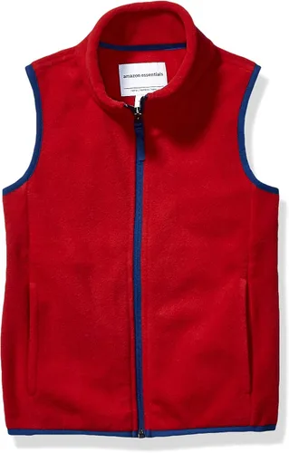 Vista 7 de Amazon Essentials - Chaleco polar para niños y niños pequeños Negro