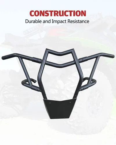 Vista 8 de A & UTV PRO Barra de parachoques trasera para Maverick X3, protector de cepillo de barra de parachoques trasero para accesorios Can Am Maverick X3