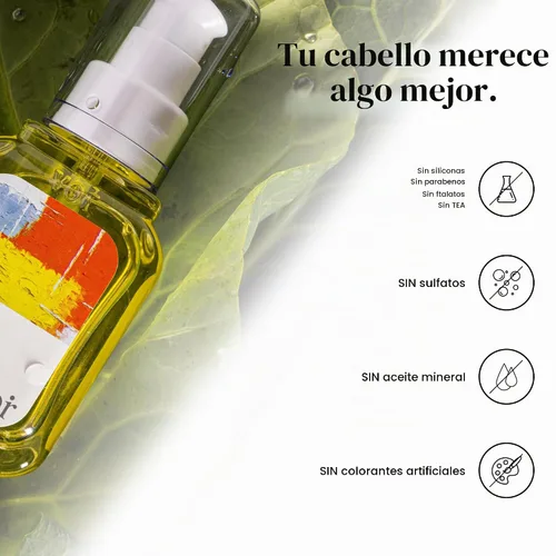 Vista 5 de VOIR A Walk in the Sun Aceite de lujo para el cabello para sequedad/daño