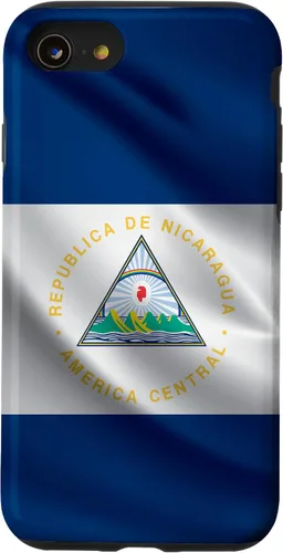 Vista 18 de Funda con la bandera de Nicaragua para iPhone 17