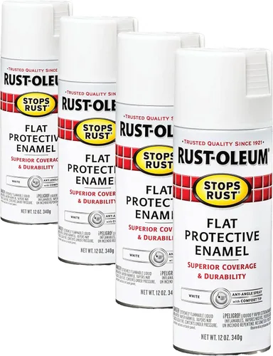 Vista 57 de Rust-Oleum 7776830 - Pintura en aerosol para prevención del óxido, 12 onzas, negro plano
