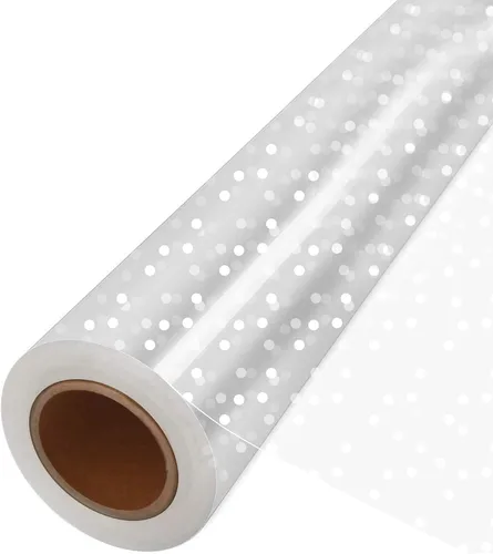 Vista 19 de JOYIT Rollo de celofán de feliz cumpleaños de 100 pies de largo x 35 pulgadas de ancho, rollo de celofán transparente de 3 mil de grosor, bolsas