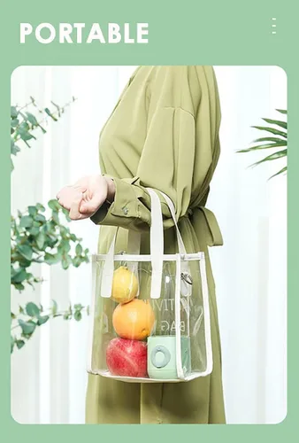 Vista 2 de Portable Blender Electric Mixer Juicer Machine 500ml Mini Food Smoothie Processor Hand held Personal Fruit Squeezer Onecolor