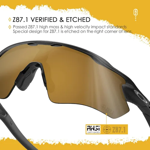 Vista 35 de Lentes de repuesto ANSI Z87.1 para gafas de sol Oakley Holbrook Metal OO4123