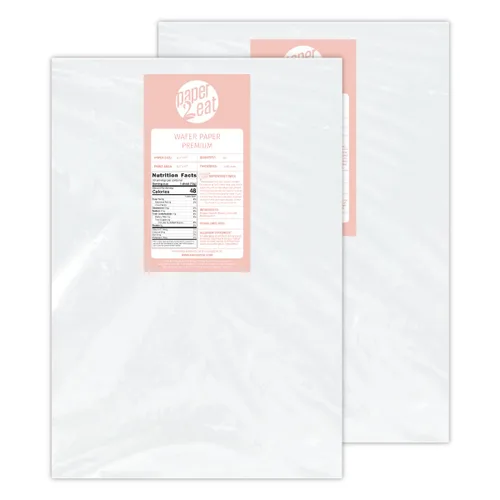 Vista 17 de Hojas de Papel Oblea Comestible Imprimible de paper2eat (0.40 mm - 25 hojas/Vainilla)