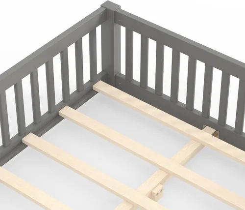 Vista 5 de Bellemave Cama Montessori de tamaño completo con puerta