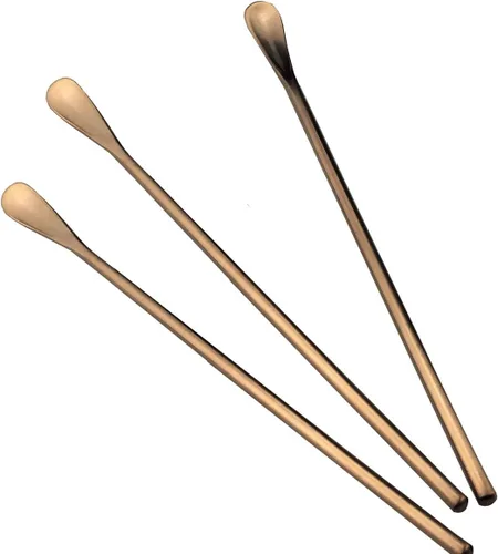 Vista 11 de JASHII Cuchara negra mate de mango largo para mezclar cócteles, cucharas de café para té helado, cucharas de café con mango largo de 8.6 pulgadas