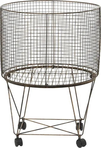 Vista 13 de Deco 79 CosmoLiving by Cosmopolitan - Carrito de almacenamiento cuadrado de metal con ruedas y asas, 16 x 16 x 24 pulgadas, color negro
