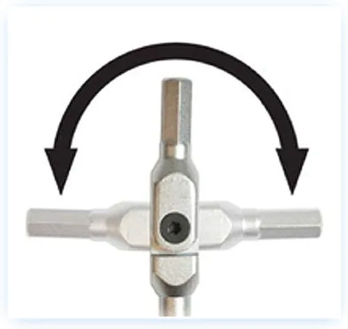 Vista 2 de Bondhus - SP10-IC-22 K22 HEX-PRO Llave Torx de cabeza de pivote,Tamaños: T15,20,25,27,30,40,45,47,50,55