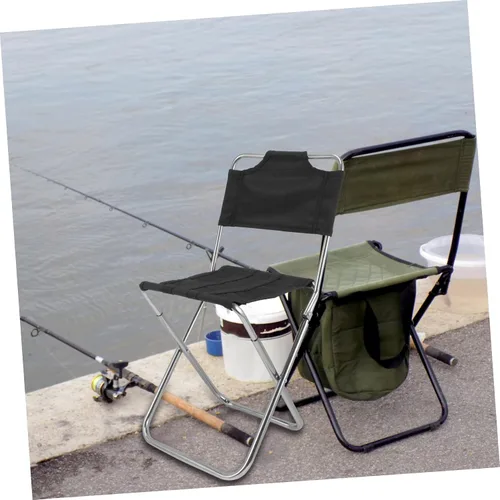 Vista 9 de KOMBIUDA Silla de camping ultraligera portátil de malla para silla de playa para taburete plegable al aire libre cómodo y diseño