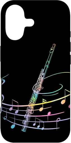 Vista 32 de Classical Music For Flutist Orchestra Flute Case for iPhone 16