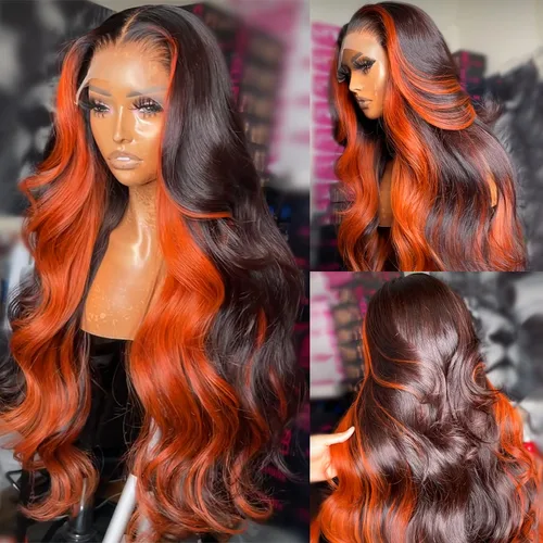 Vista 17 de Pelucas de encaje frontal de onda corporal 360 de virgen brasileño de 22 pulgadas - Prearrancadas con cabello de bebé, encaje frontal completo