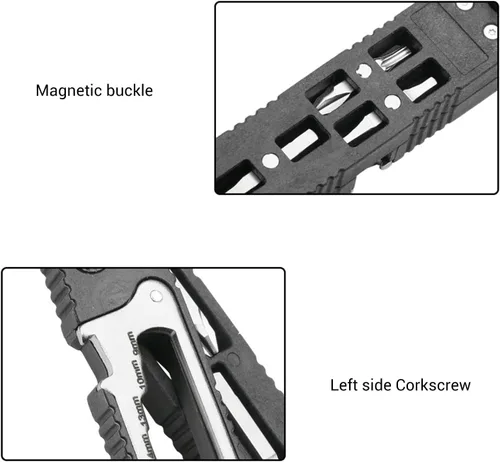 Vista 5 de Ratchet Wrench and Tire Lever Kit,Portable Bike Repair Tool Kit Bike Multitool Cycling Tool Kit for Bike Enthusiasts and Professional Repairers