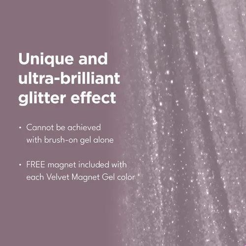Vista 3 de Red Carpet Manicure Fortify & Protect - Esmalte de gel con imán de terciopelo bronce para uñas fuertes y saludables, impregnado con vitamina A