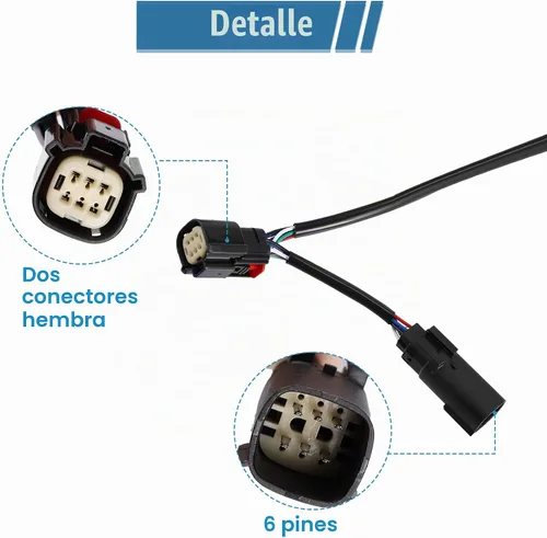 Vista 4 de X AUTOHAUX Arnés de Cableado de Desconexión Rápida para Motocicleta Compatible con Harley Davidson para Tour Pak 2014-2019 CD-TP-QD-14 Cable