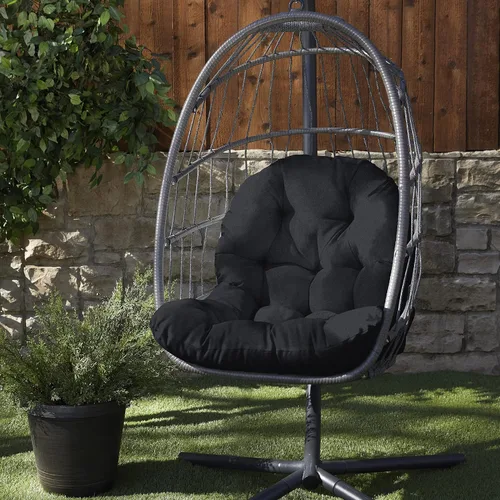 Vista 8 de Mozaic Home Cojín para Silla de Huevo Verde Manzana 44 x 27 x 4 pulgadas