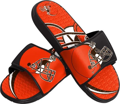 Vista 20 de FOCO mens NFL Team Logo Athletic Sport Shower Flip Flop Sandals Gel Slides
