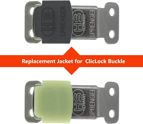 Vista 2 de Herm Sprenger Chaqueta de plástico para hebilla ClicLock cubierta protectora para cierre rápido del collar de perro Herm Sprenger con hebilla