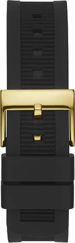 Vista 3 de GUESS Reloj digital de silicona de 1.772in, Oro