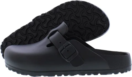 Vista 6 de Birkenstock Zuecos de gamuza Boston para mujer