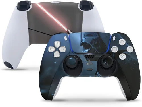 Vista 8 de GNG PS5 Consola digital DV de Starwars Skin Decal Vinal Sticker + 2 fundas de controlador