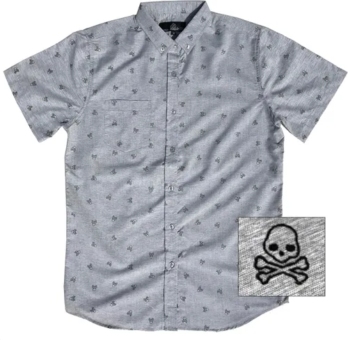Vista 29 de Molokai Surf - Camisas hawaianas de manga corta con botones y corte ajustado