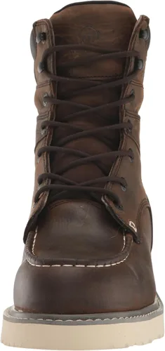 Vista 2 de WOLVERINE Botas de construcción de cuña impermeable con punta de acero de 8 pulgadas para hombre