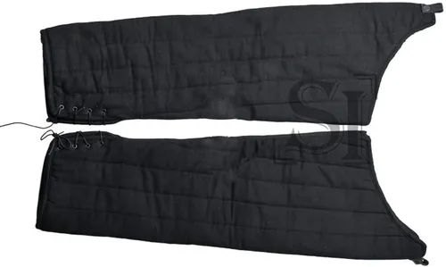 Vista 2 de Protector de leggings con relleno de algodón de Gambeson medieval funcional