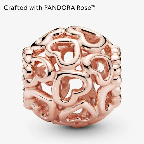 Vista 3 de PANDORA Joyería Abre tu corazón Rose Charm
