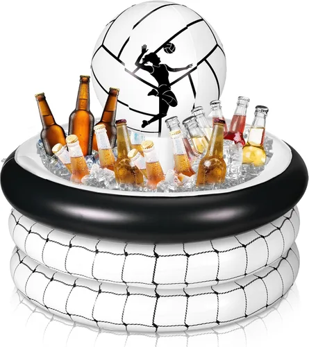 Vista 9 de Bencailor - Barra de servir inflable de PVC para bebidas de fútbol, juego de lanzamiento, decoración de fiesta, rugby, baloncesto, béisbol