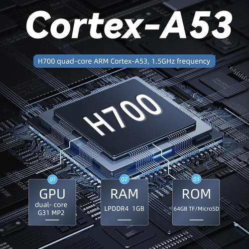 Vista 4 de WESICH RG35XX H - Consola de juegos retro, pantalla IPS de 3.5 pulgadas incorporada de 64 GB+tarjeta TF de 128 GB, con batería de 3300 mAh, sistema