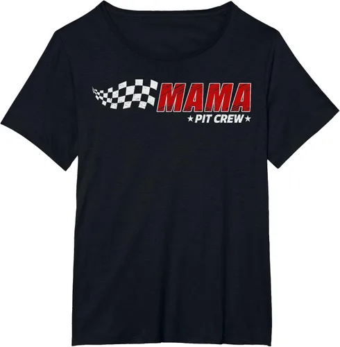 Vista 34 de Mama Pit Crew Race Car Birthday Family Matching Pit Crew Camiseta