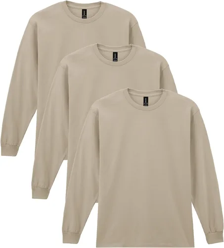 Vista 172 de Gildan - Camiseta de manga larga de algodón ultra estilo G2400 para adultos, paquete múltiple
