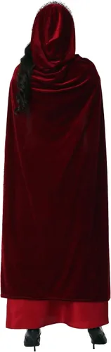 Vista 3 de Women's Plus Size Red Riding Hood Costume, Ravishing Little Red Riding Hood Dress, Fairytale Halloween Outfit