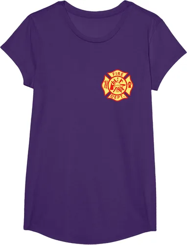 Vista 59 de Camiseta con logotipo de bomberos con símbolo de bombero, Negro