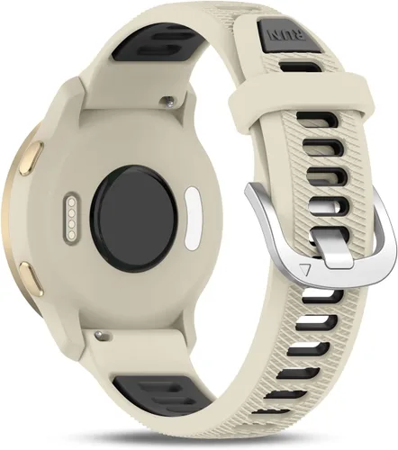 Vista 13 de Bolesi Correa de silicona de 18mm 20mm 22mm Compatible con Garmin Venu 3S/2S/Vivoactive 4S/Forerunner 265S/255S, Forerunner 165/55/245/Vivoactive